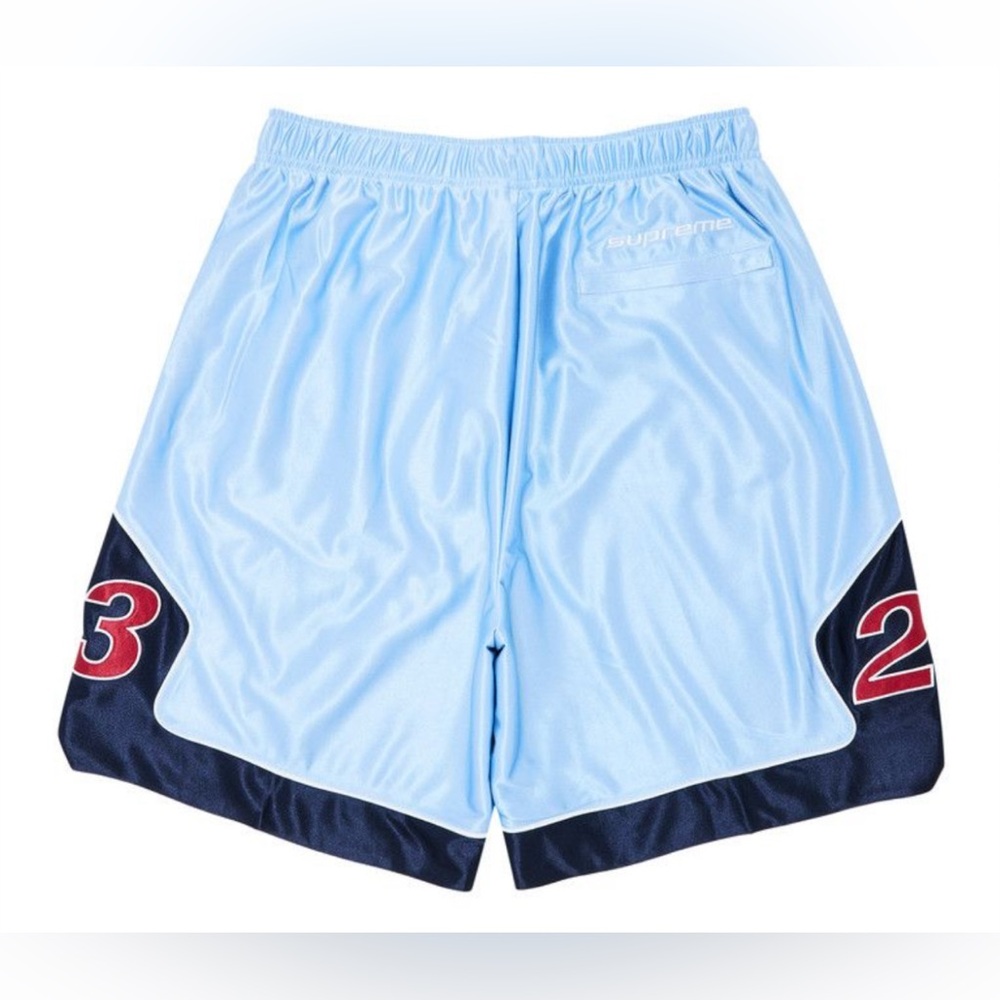 Jordan Light Blue Athletic Shorts - Picture 2 of 4